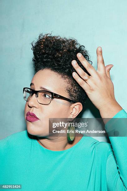 Brittany Howard of Alabama Shakes is photographed for Billboard Magazine on March 27, 2015 in New York City.