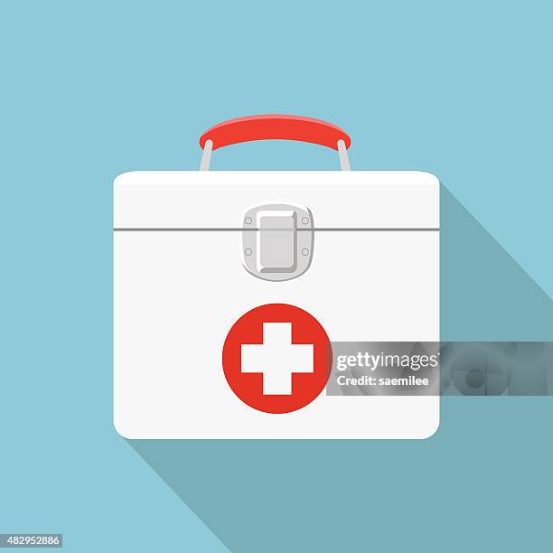 bildbanksillustrationer, clip art samt tecknat material och ikoner med first aid kit - first aid kit