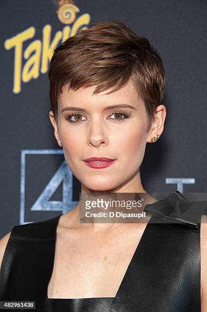 Kate Mara attends the "Fantastic Four" New York Premiere at Williamsburg Cinemas on August 4, 2015 in New York City.