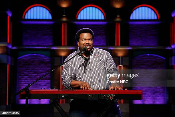 Episode 241 -- Pictured: Actor Craig Robinson performs on August 4, 2015 --