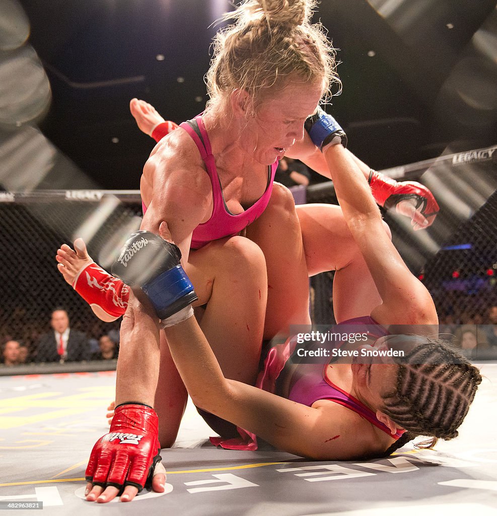 Legacy Fighting Championship Fight With MMA Fighter Holly Holm And Brazilian MMA Fighter Juliana Werner