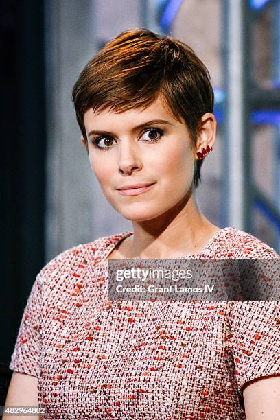 Kate Mara attends the AOL Build Speaker Series Presents "Fantastic Four" at AOL Studios In New York on August 4, 2015 in New York City.