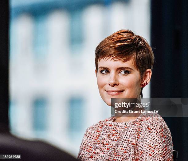 Kate Mara attends the AOL Build Speaker Series Presents "Fantastic Four" at AOL Studios In New York on August 4, 2015 in New York City.