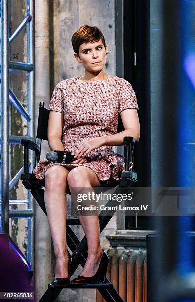 Kate Mara attends the AOL Build Speaker Series Presents "Fantastic Four" at AOL Studios In New York on August 4, 2015 in New York City.