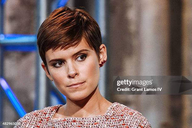 Kate Mara attends the AOL Build Speaker Series Presents "Fantastic Four" at AOL Studios In New York on August 4, 2015 in New York City.