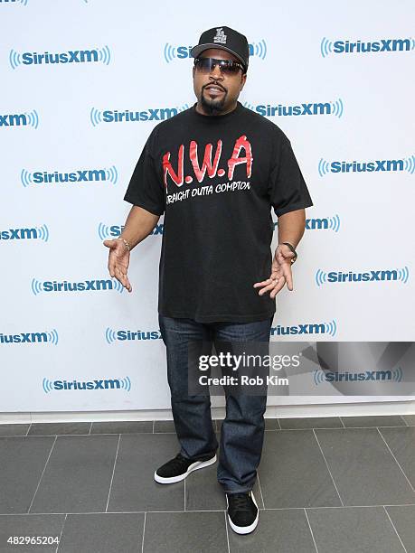 Ice Cube visits at SiriusXM Studios on August 4, 2015 in New York City.