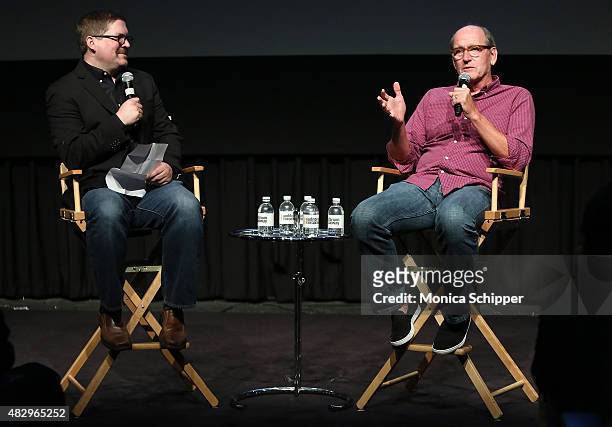 Actor Richard Jenkins speaks with Senior Articles Editor at Closer magazine, Bruce Fretts, at the SAG Foundation's Backstage Emmy Series featuring...