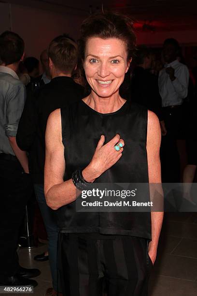 Michelle Fairley attends the after party following the press night performance of "Splendour", playing at the Donmar Warehouse, at The Hospital Club...