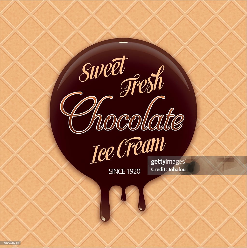 Sweet Chocolate Ice Cream