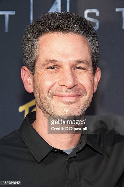 Writer Simon Kinberg attends the "Fantastic Four" New York Premiere at Williamsburg Cinemas on August 4, 2015 in New York City.