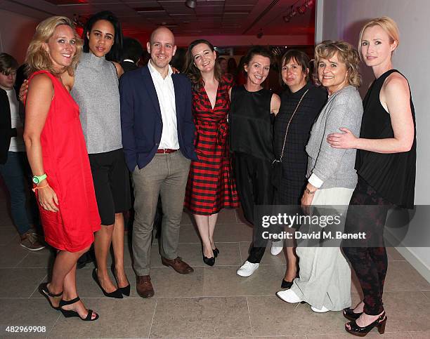 Kate Pakenham, Zawe Ashton, Robert Hastie, Josie Rourke, Michelle Fairley, Sinead Cusack, Abi Morgan and Genevieve O'Reilly attend the after party...