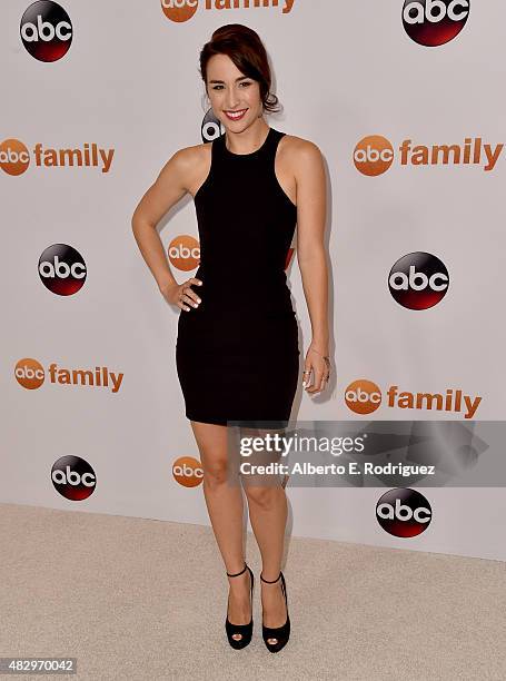 Actress Allison Scagliotti attends Disney ABC Television Group's 2015 TCA Summer Press Tour at the Beverly Hilton Hotel on August 4, 2015 in Beverly...