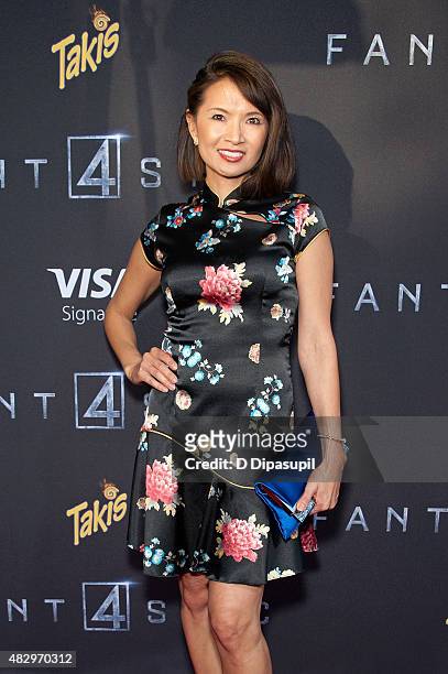 Jane Rumbaua attends the "Fantastic Four" New York Premiere at Williamsburg Cinemas on August 4, 2015 in New York City.