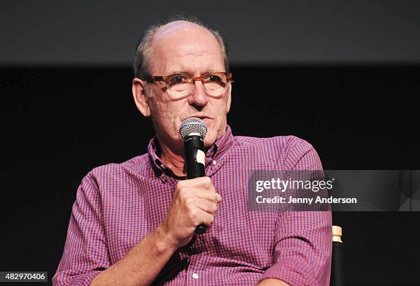 Richard Jenkins discusses his show "Olive Kitteridge" during SAG Foundation's Backstage Emmy Series at NYIT Auditorium on August 4, 2015 in New York...