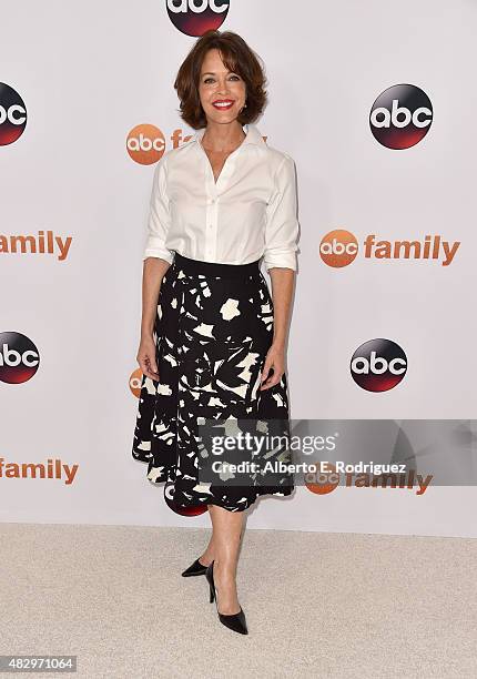 Actress Mary Page Keller attends Disney ABC Television Group's 2015 TCA Summer Press Tour at the Beverly Hilton Hotel on August 4, 2015 in Beverly...