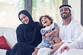 Emirati family portrait
