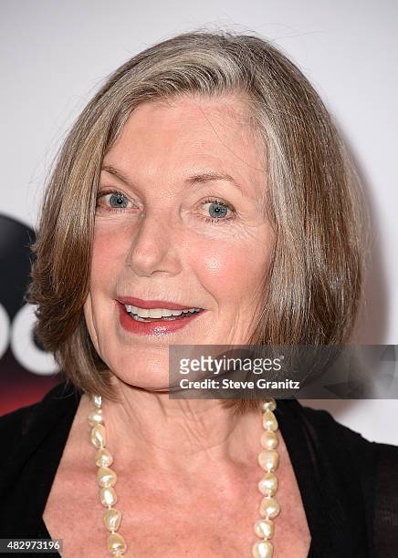Actress Susan Sullivan attends Disney ABC Television Group's 2015 TCA Summer Press Tour at the Beverly Hilton Hotel on August 4, 2015 in Beverly...