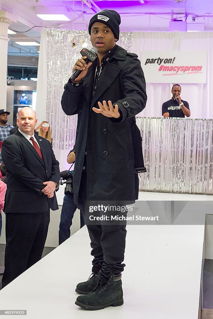 Mack Wilds Visits Macy's Herald Square