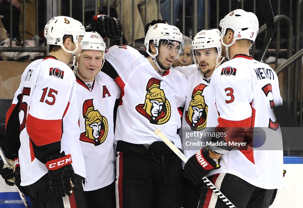 Ottawa Senators v New York Rangers