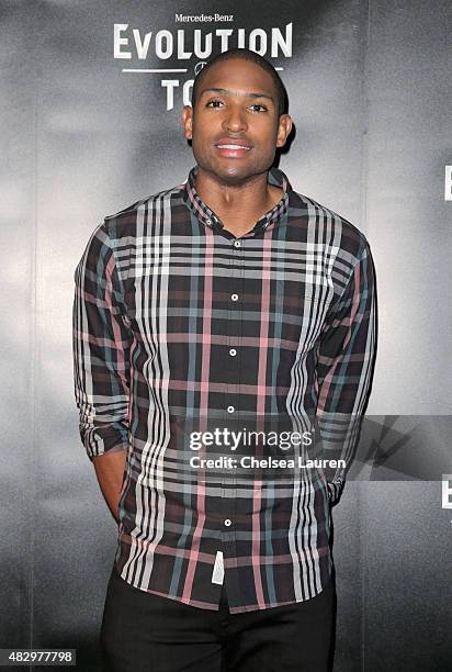 Player Al Horford attends the Mercedes-Benz 2015 Evolution Tour on August 4, 2015 in Los Angeles, California.