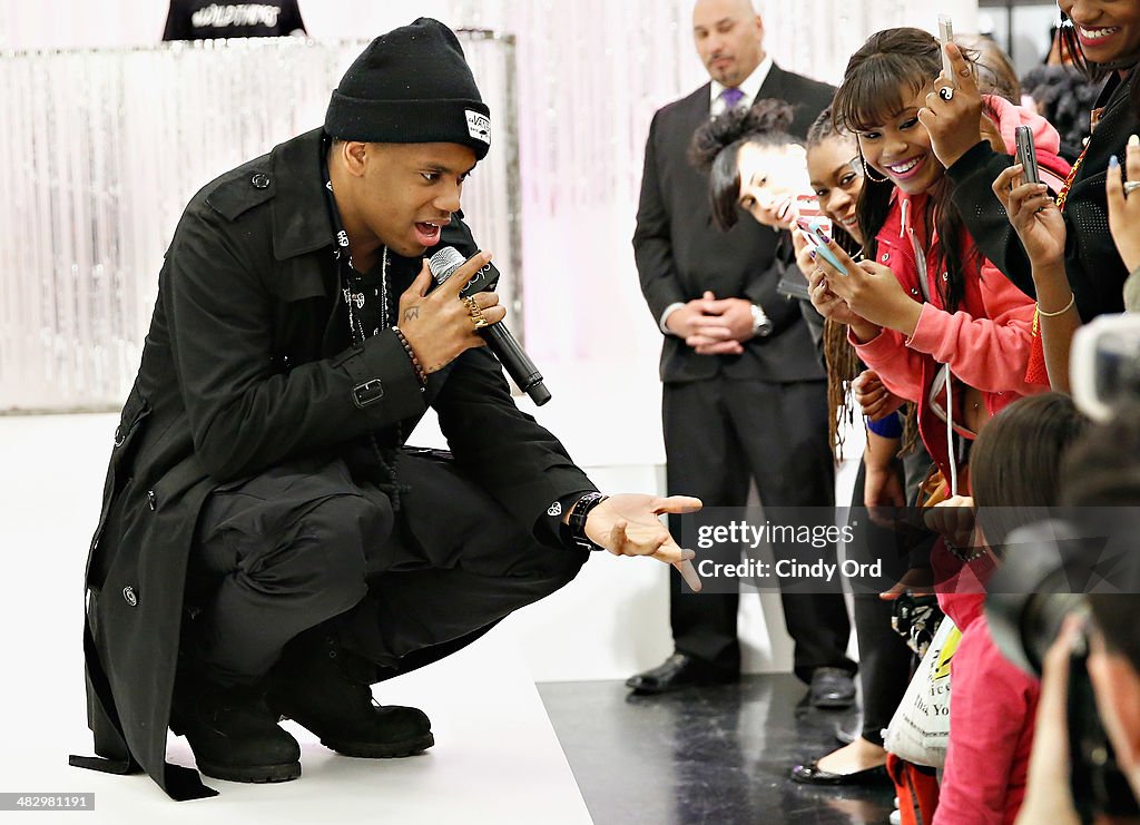 Mack Wilds Visits Macy's Herald Square