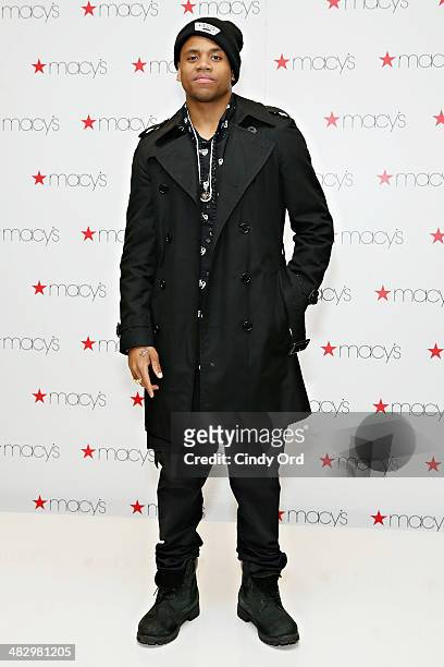 Actor/ singer Tristan 'Mack' Wilds visits Macy's Herald Square on April 5, 2014 in New York City.