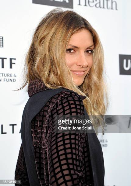 Actress Dawn Olivieri attends the 3rd Annual Reel Stories, Real Lives Benefiting The Motion Picture & Television Fund at Milk Studios on April 5,...