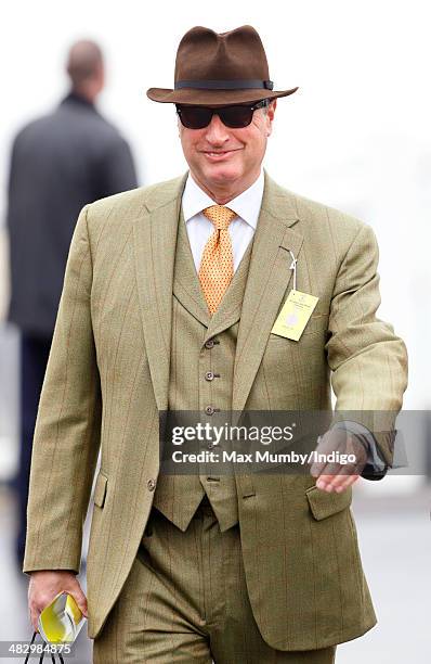 Rich Ricci Suspenders 131 Fashion And Celebrities At Aintree Day 3 Grand National Day Stock ...
