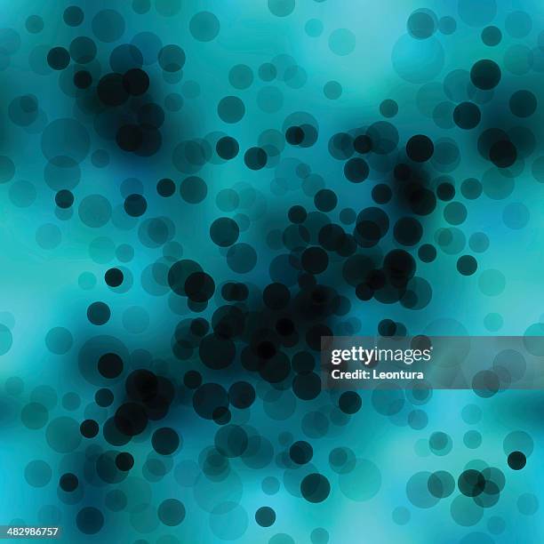 stockillustraties, clipart, cartoons en iconen met bacteria (seamless) - macrovector