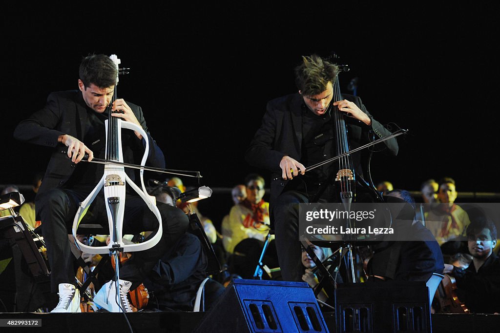 Andrea Bocelli Performs At Teatro Del Silenzio Festival
