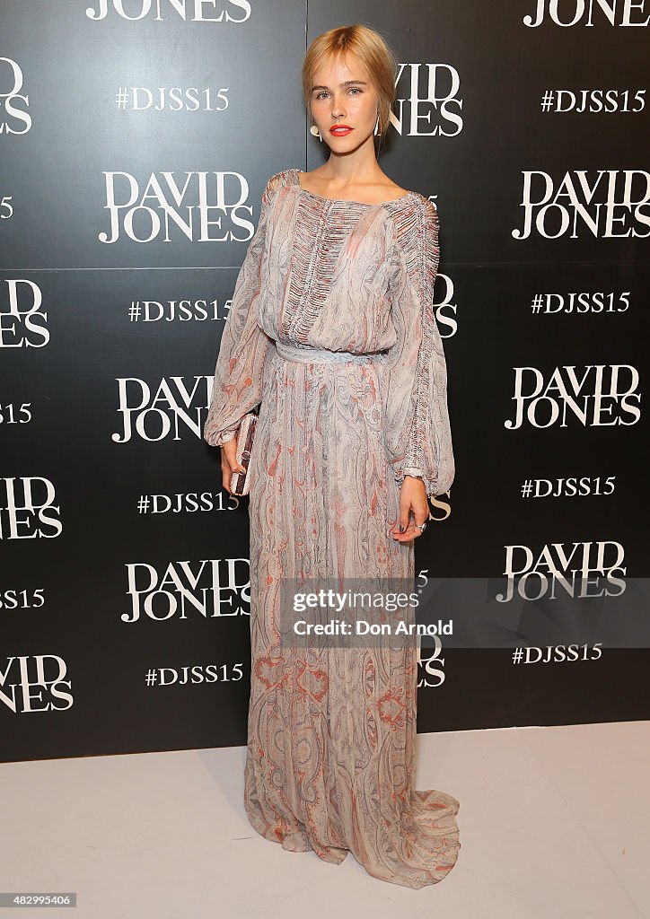 David Jones Spring/Summer 2015 Fashion Launch - Arrivals