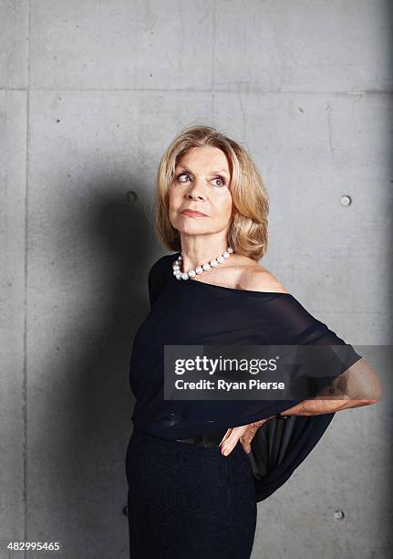 Australian designer, Carla Zampatti poses for a portrait ahead of Mercedes-Benz Fashion Week Australia 2014 on April 6, 2014 in Sydney, Australia....