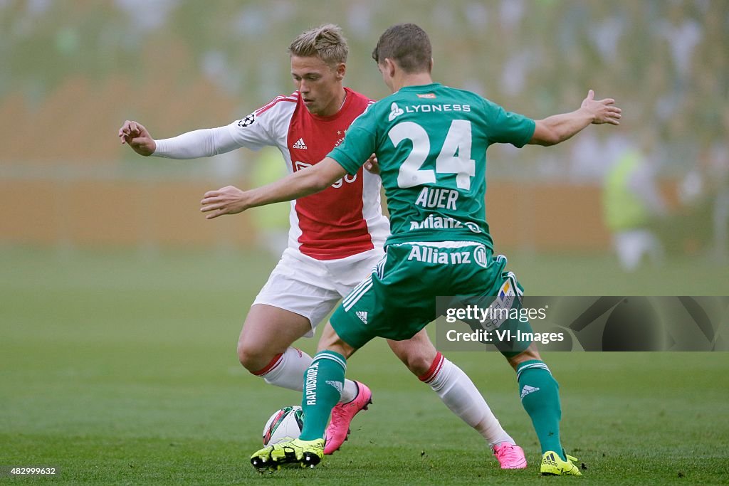 Champions league third qualifying round - "Ajax Amsterdam v Rapid Wien"