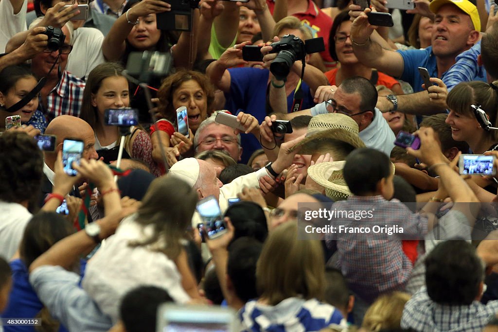 Pope Francis Holds His Weekly Audience