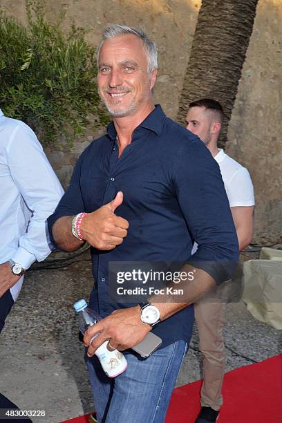 David Ginola attends the 'Fight Night 2015' Gala Show at La Citadelle de Saint Tropez on on August 4, 2015 in Saint-Tropez, France.