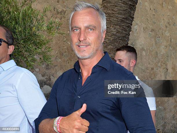 David Ginola attends the 'Fight Night 2015' Gala Show at La Citadelle de Saint Tropez on on August 4, 2015 in Saint-Tropez, France.