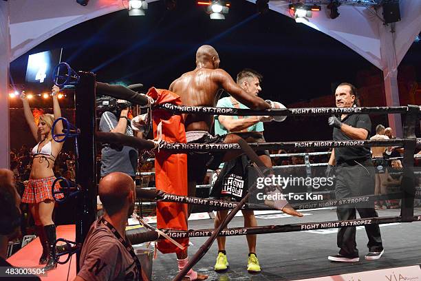 General view of atmosphere during the 'Fight Night 2015' Gala Show at La Citadelle de Saint Tropez on on August 4, 2015 in Saint-Tropez, France.