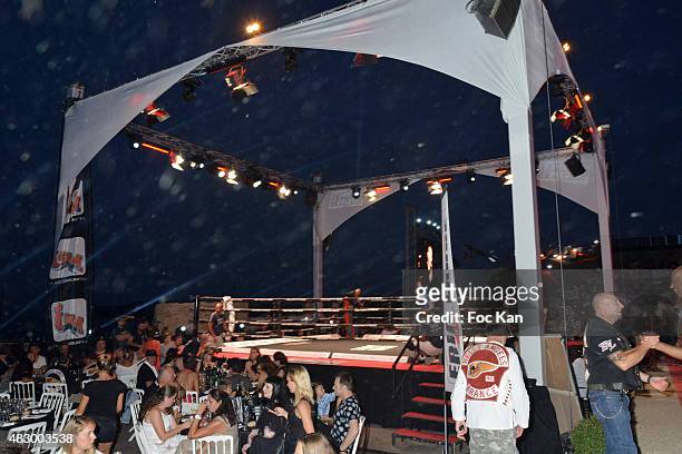 General view of atmosphere during the 'Fight Night 2015' Gala Show at La Citadelle de Saint Tropez on on August 4, 2015 in Saint-Tropez, France.