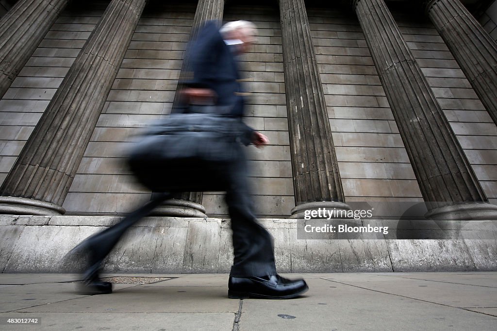 Views Of The Bank Of England As Policy Setter Prepares To Release Rates Decision