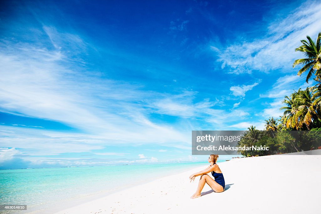 Relaxation at the beach