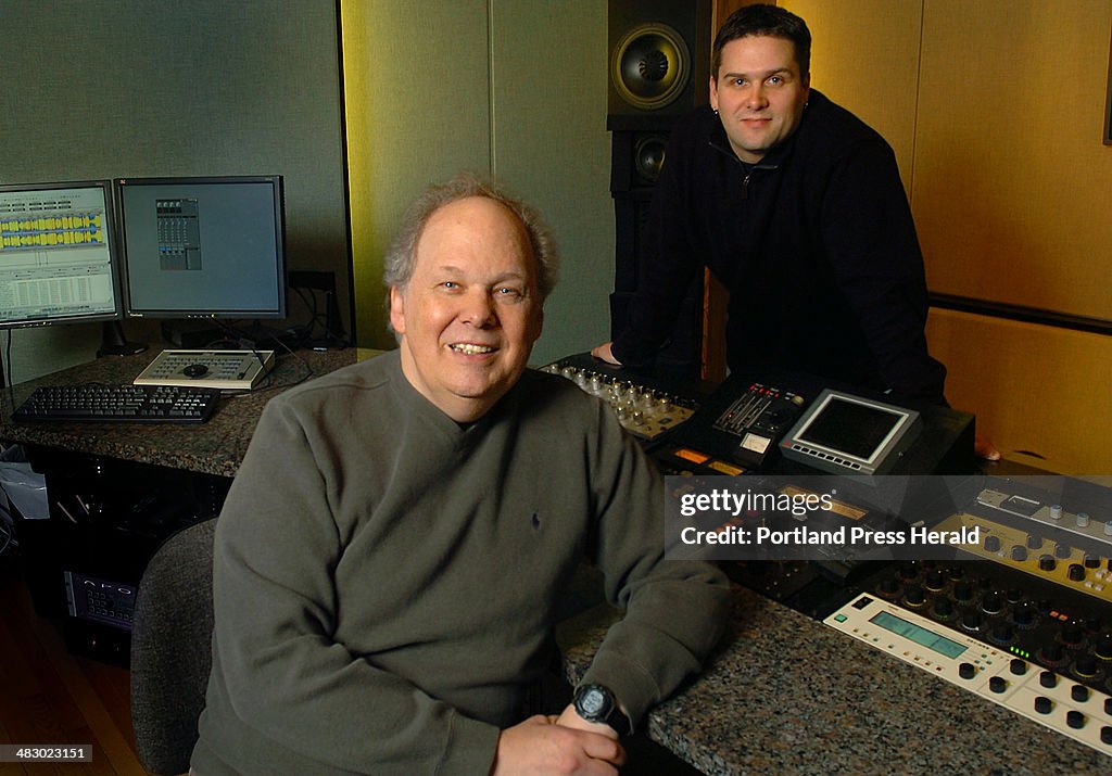 Bob Ludwig and Adam Ayan, right, mastering engineers in the recording industry, whose Gateway Studio...