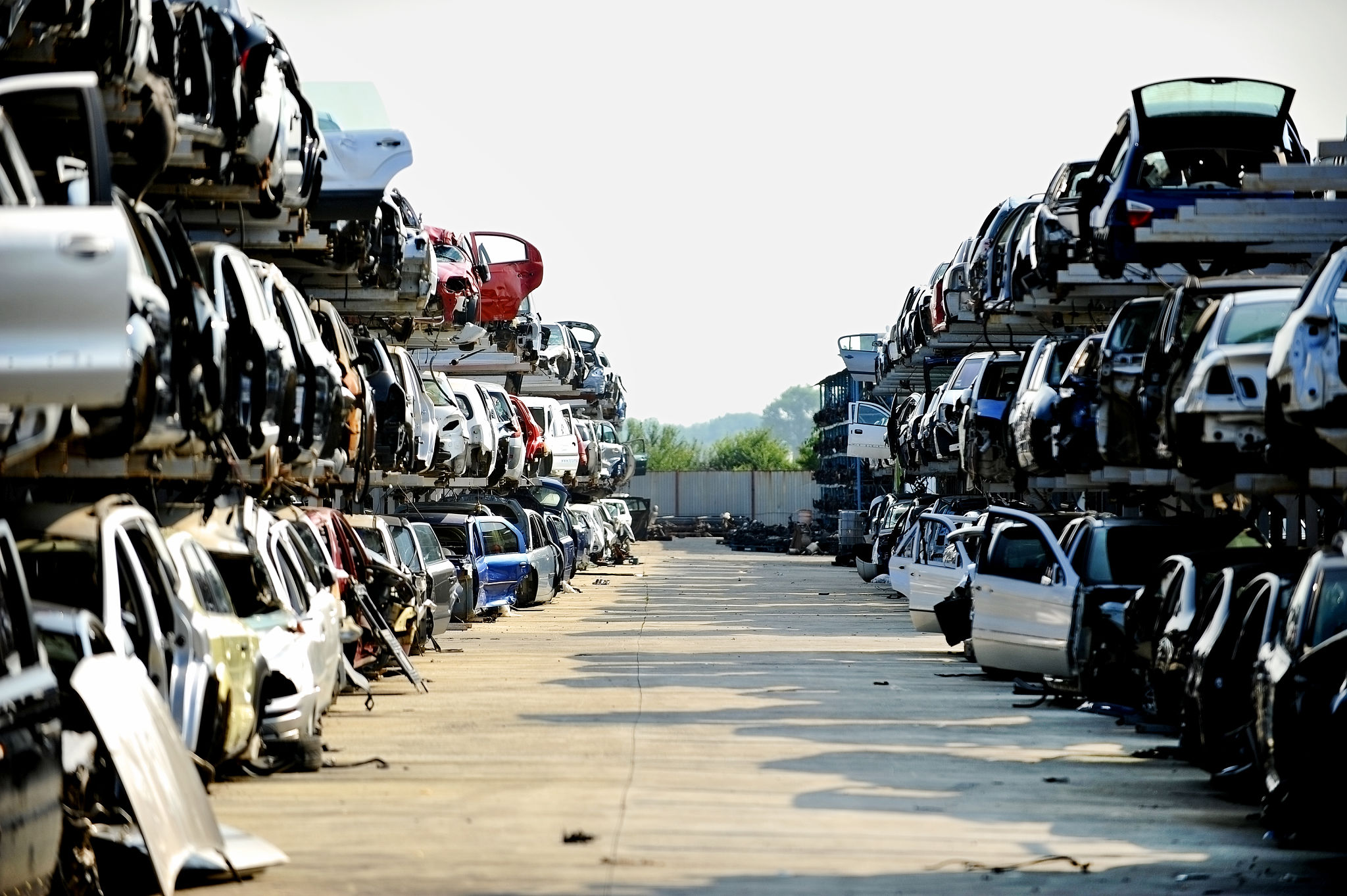 scrap metal yard