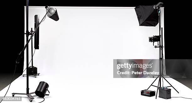 tv, film, photographic studio 1 - news background stock pictures, royalty-free photos & images