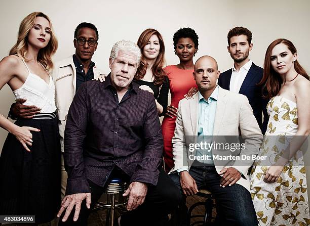 Actors Alona Tal, Andre Royo, Ron Perlman, Dana Delany, Emayatzy Corinealdi, creator/executive producer Ben Watkins and actors Julian Morris and...