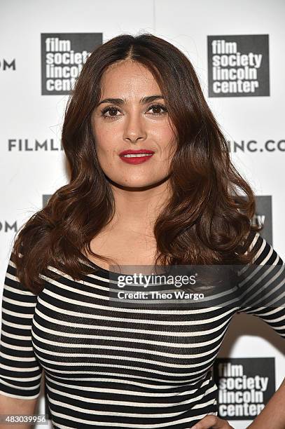 Salma Hayek 2015 Film Society Of Lincoln Center Summer Talks at Elinor Bunin Munroe Film Center on August 5, 2015 in New York City.