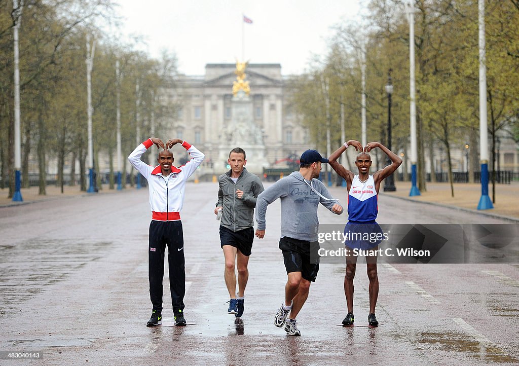 Madame Tussauds Unveil 2 Waxworks Of Mo Farah Ahead Of The London Marathon