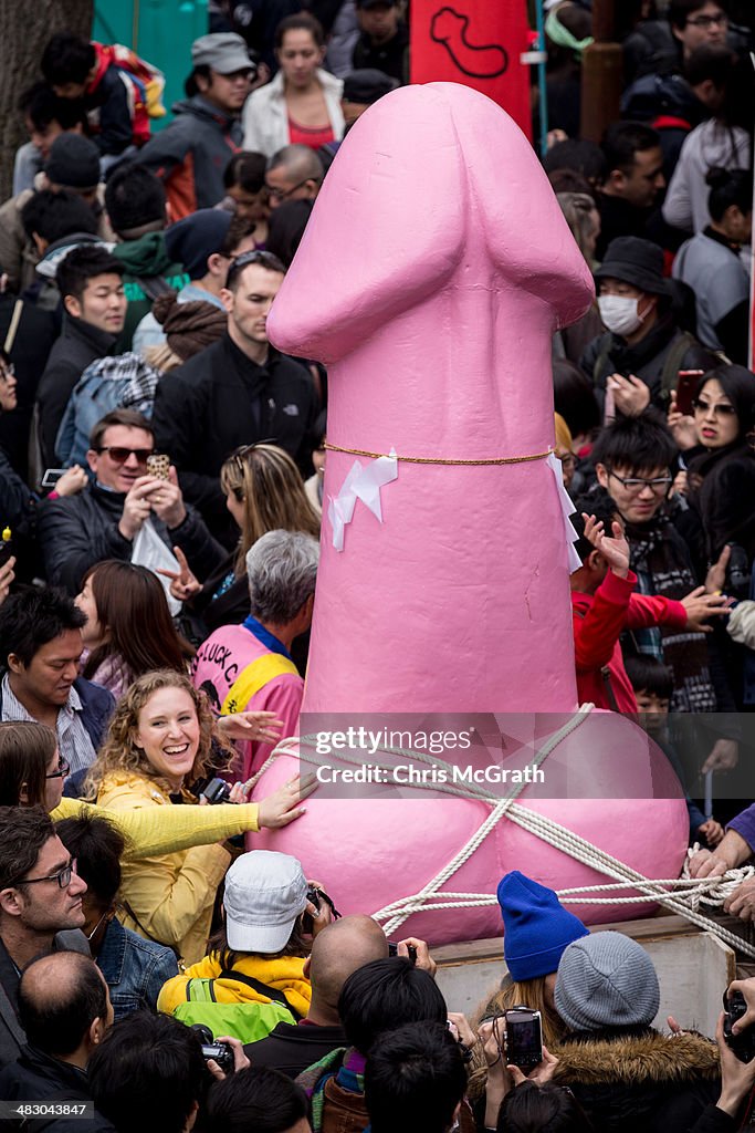 People Celebrate Festival of the Steel Phallus In Japan