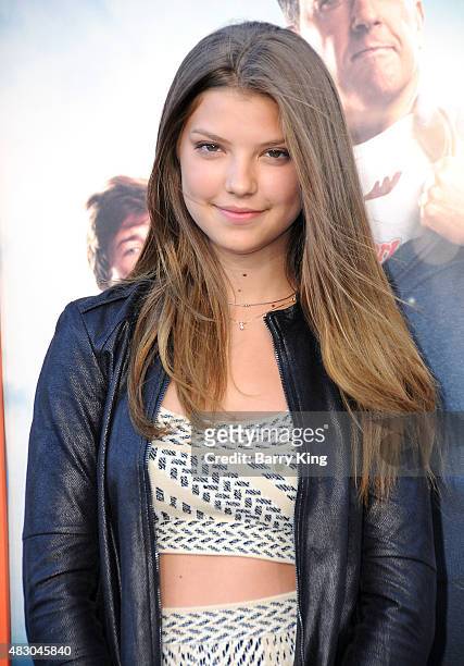 Actress Catherine Missal arrives at the Premiere Of Warner Bros. 'Vacation' at Regency Village Theatre on July 27, 2015 in Westwood, California.