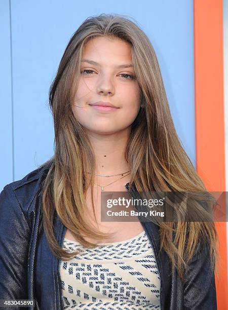 Actress Catherine Missal arrives at the Premiere Of Warner Bros. 'Vacation' at Regency Village Theatre on July 27, 2015 in Westwood, California.