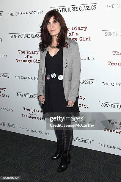 Writer Phoebe Gloeckner attends the screening of Sony Pictures Classics "The Diary Of A Teenage Girl" hosted by The Cinema Society at Landmark...